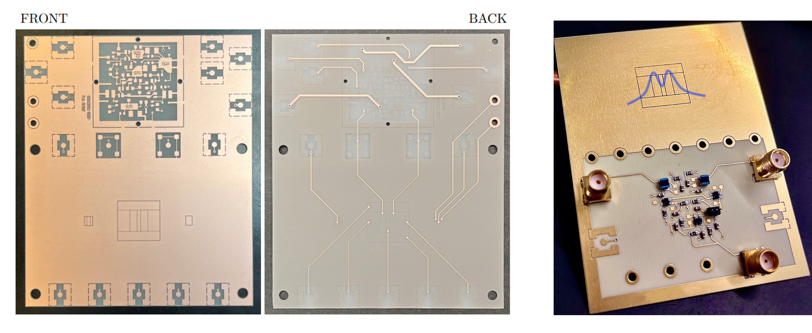 Chip with amplifier